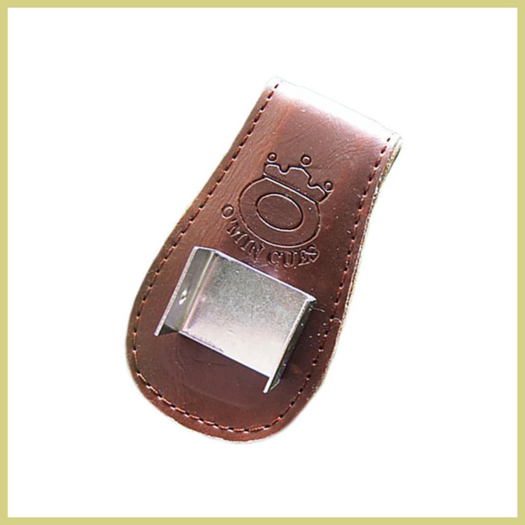 Dụng Cụ Kẹp Giữ Phấn Bida Bằng Da PU Có Thể Thu Gọn