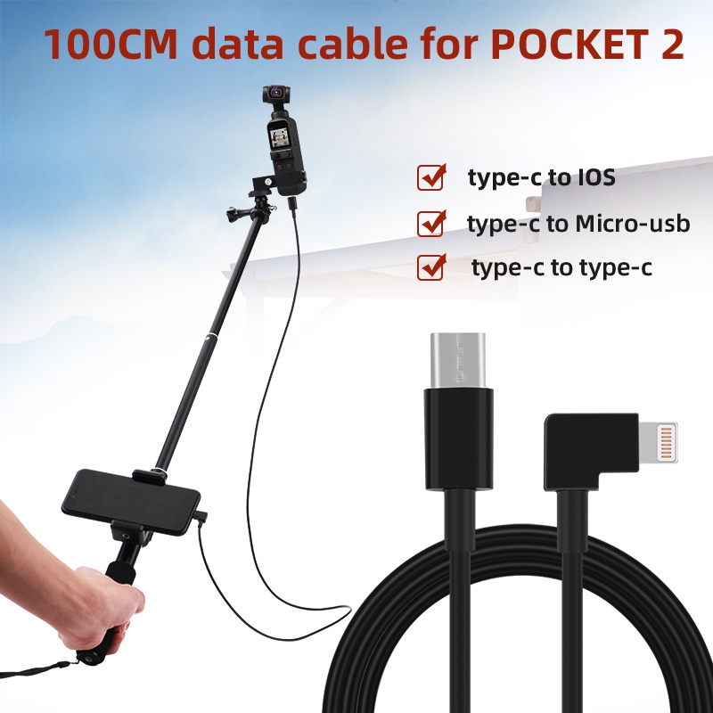Dây Cáp Kết Nối Máy Ảnh 1M Cho DJI Pocket 2|Phụ Kiện Chuyên Dụng Dành Cho Gimbal
