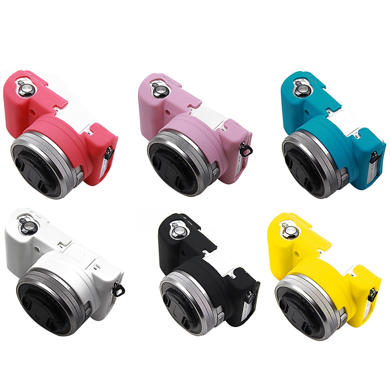 Vỏ Ốp Bảo Vệ Bằng Cao Su Silicone Mềm Cho Máy Ảnh Sony A5000 / Sony A5100
