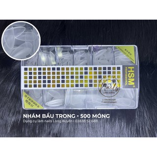 500 móng úp bầu nhám trong hsm móng giả làm nail