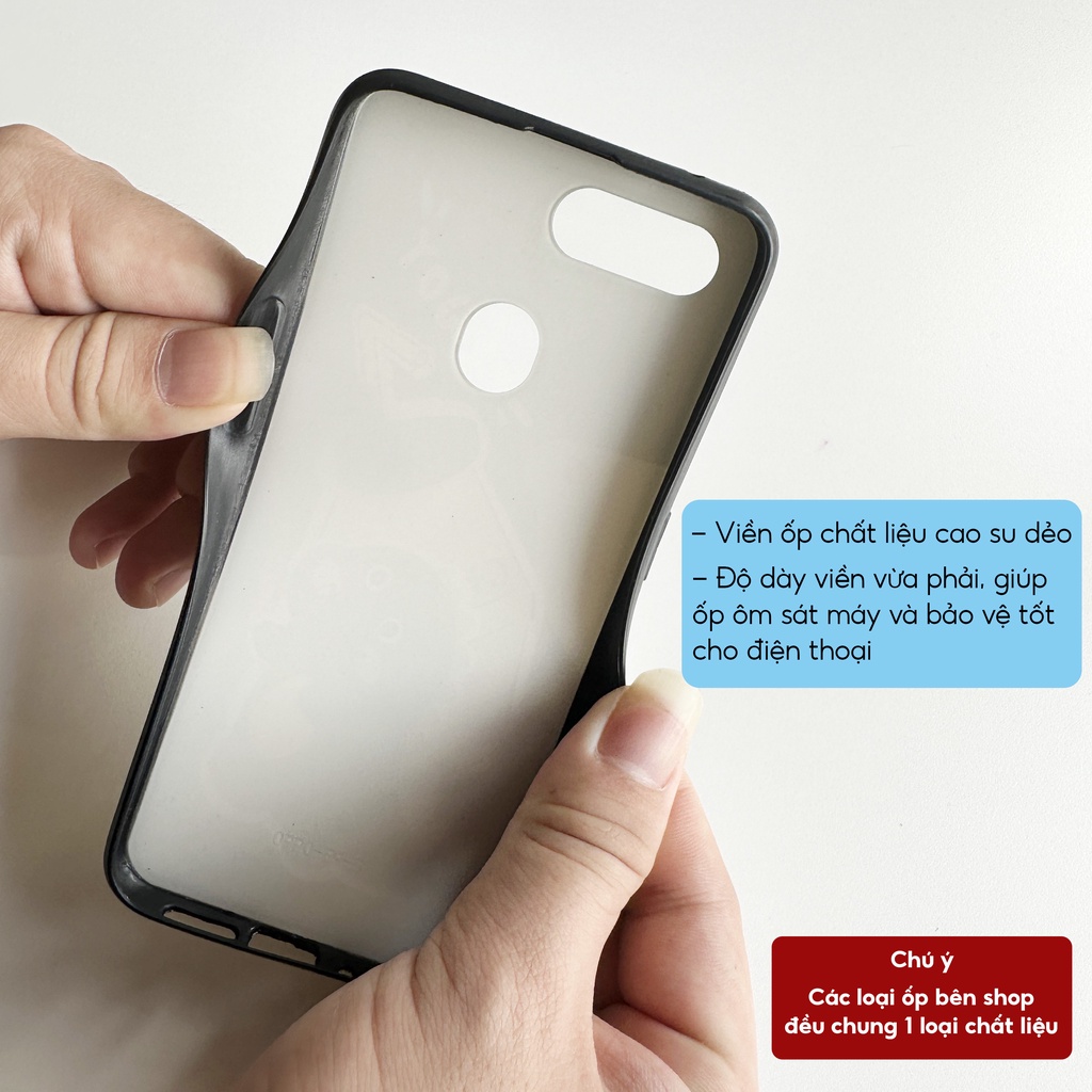 Ốp lưng Iphone 5/ 5S/ 6/ 6S/ 6 Plus/ 6s Plus/ 7/ 8/ se 2020 hoạ tiết 3D nền kẻ caro, gấu đáng yêu viền dẻo