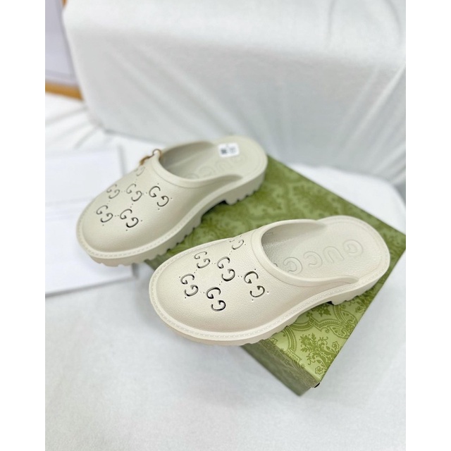 Siêu phẩm Dép Sục đúc gc letty shoes hàng fullbox cao 3cm chuẩn au nhiều màu siêu xinh đế bằng êm chân dể mang