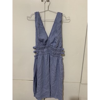 TRANG VNXK Đầm voan Cut eo F21 hàng xuất xịn 2 màu Xanh nhạt & Rêu dưới 55kg