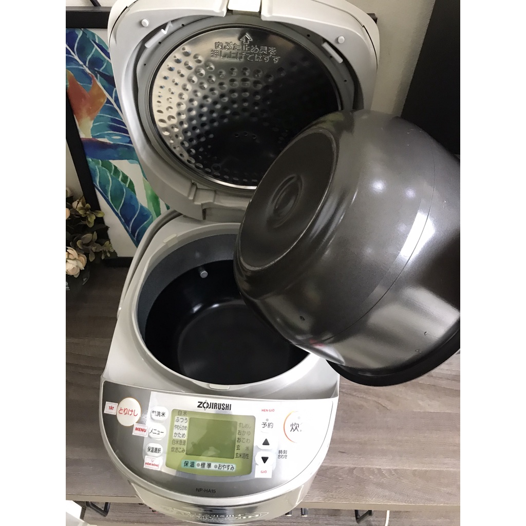 Nồi cơm cao tần Zojirushi  NP-HA15 nấu được siêu mềm, siêu dền