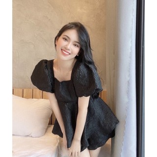 SET ÁO BBD GẤM NƠ LƯNG CUTOUT + QUẦN SHORT (TH)
