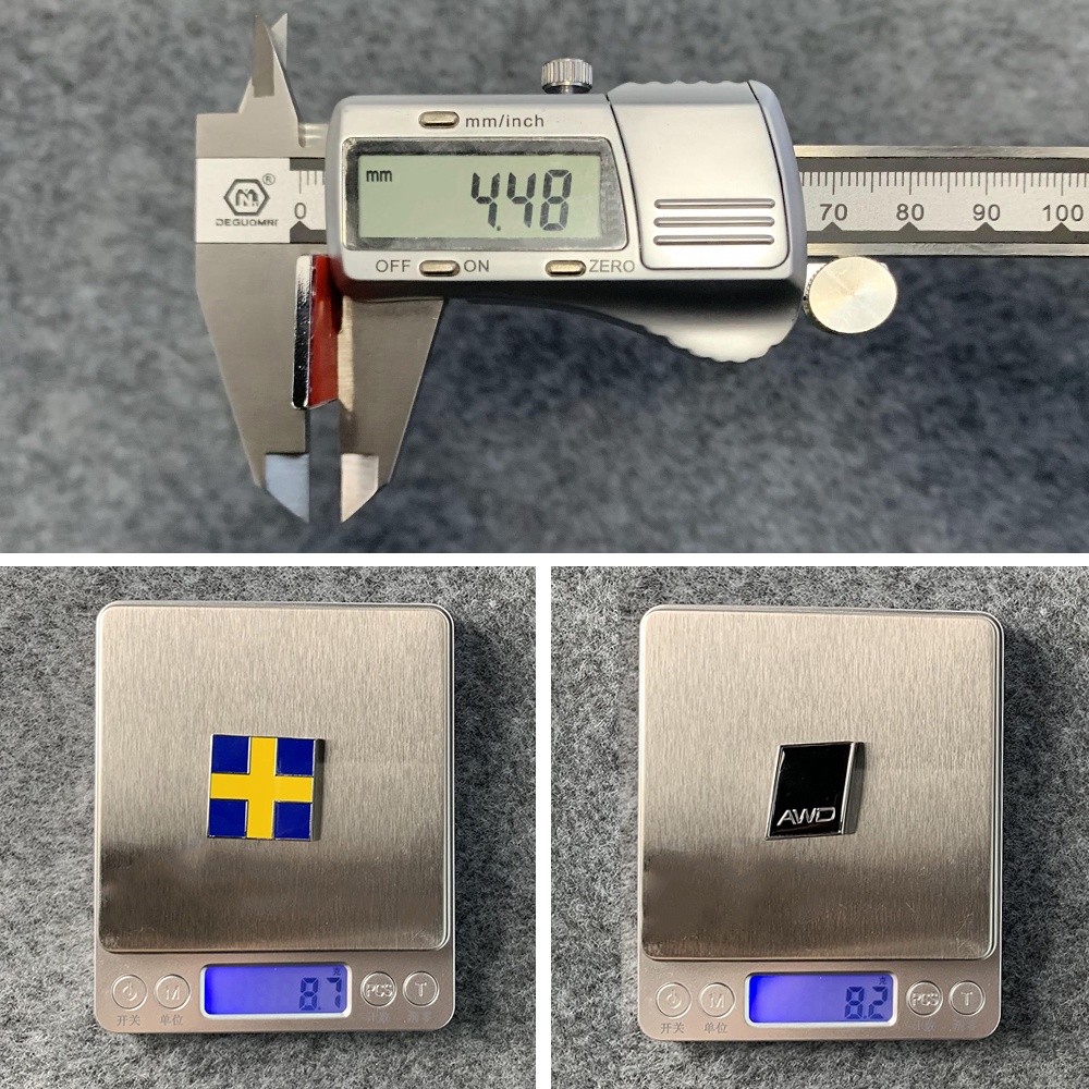 Miếng Dán Logo Bằng Hợp Kim Kẽm Trang Trí Thân Xe Hơi Volvo XC60 XC90 S90 XC40