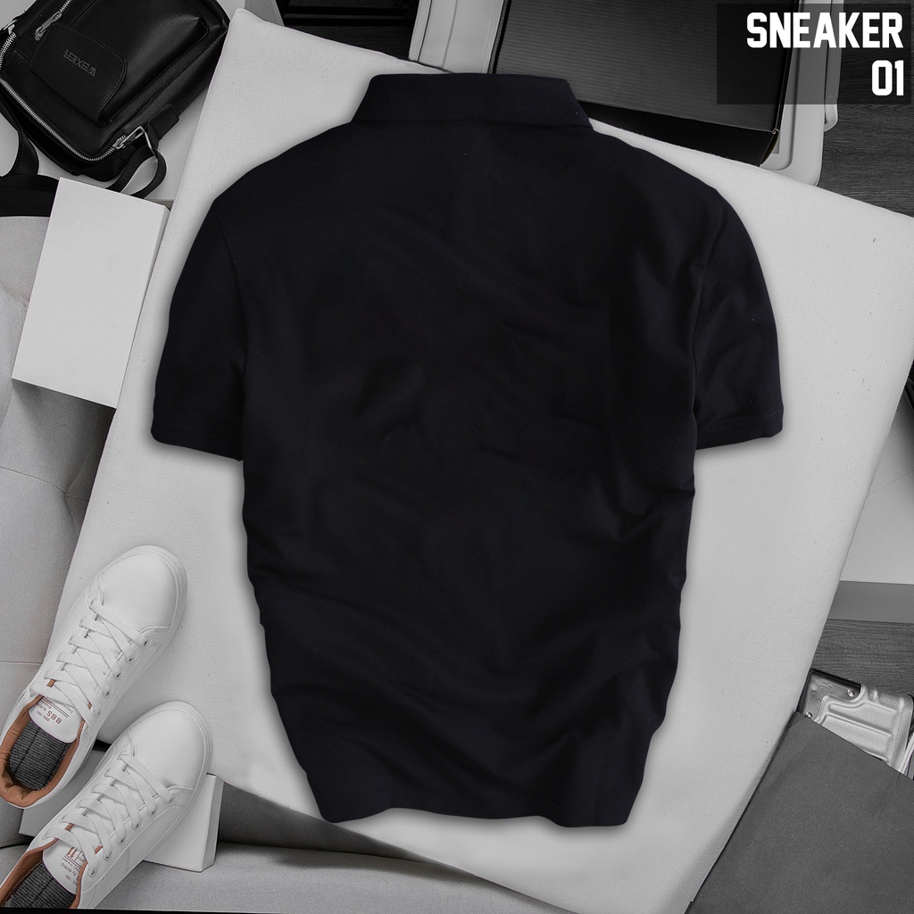 Áo Polo nam nữ SNEAKER cổ bẻ vải xịn fullbox, trẻ trung, thanh lịch