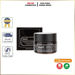 Kem dưỡng da Dear Klairs Midnight Blue Calming Cream 30ml