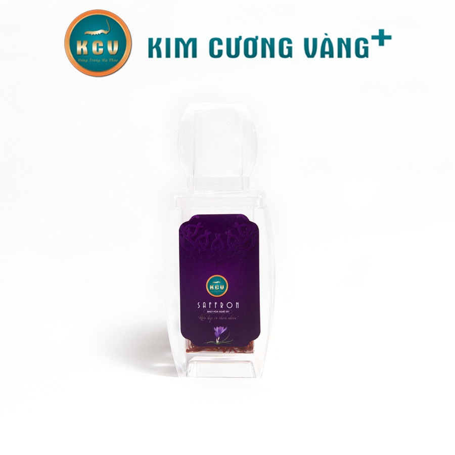 Combo Đông Trùng Hạ Thảo + Nhụy Hoa Nghệ Tây Kim Cương Vàng (1g/Hộp) - Tặng 1 Hộp Mặt Nạ C13