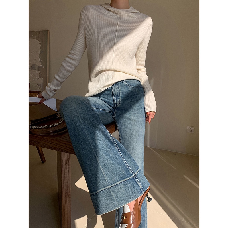 Quần Jean Nữ Ống Loe Ôm Dáng Siêu Co Giãn