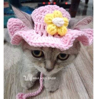 Mũ len dễ thương cho thú cưng