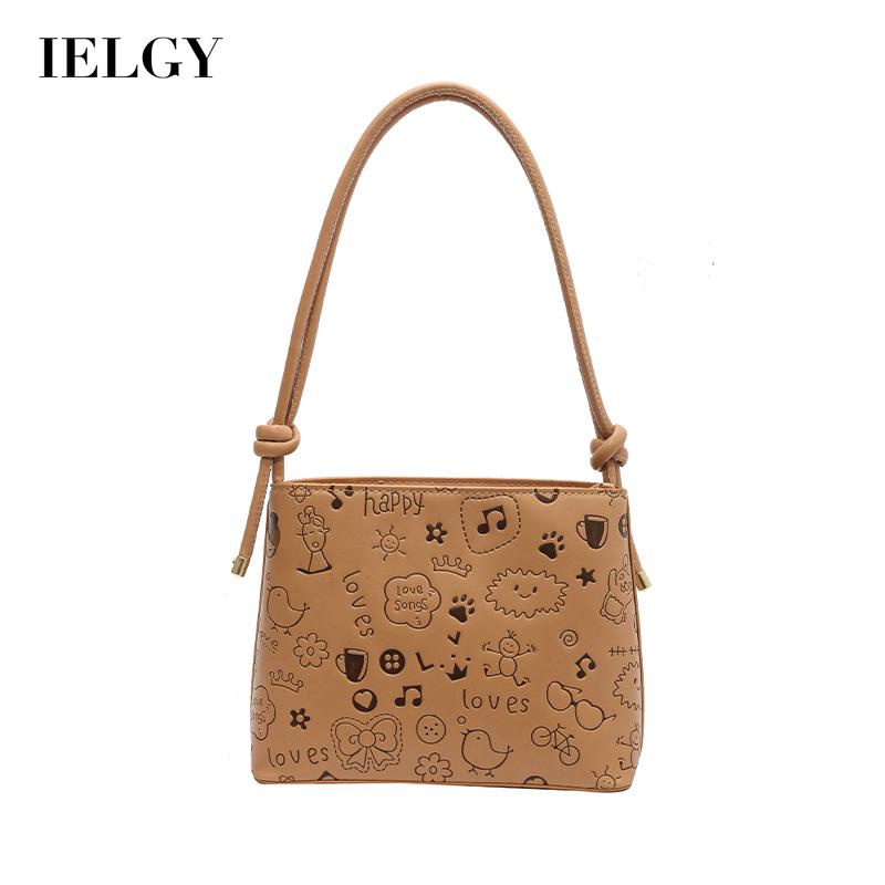 Túi Đeo Vai Màu Trơn In Họa Tiết Đơn Giản Thời Trang Dễ Phối Đồ Cho Nữ