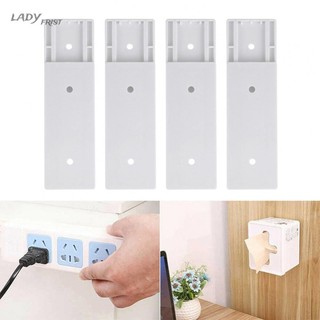 ⭐ Hot Sale ⭐Socket Holder Holder PP Plastic Power Strip Socket Cable Fixer Wall Mounted