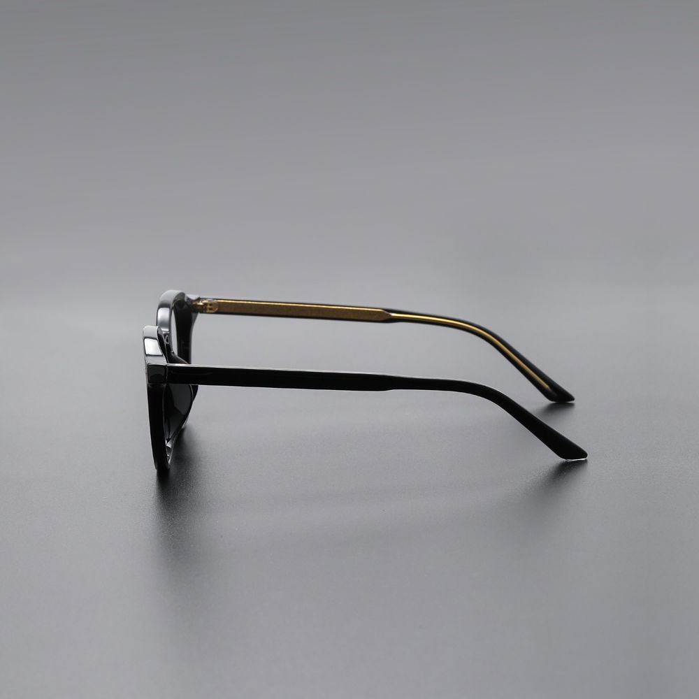 Gọng Mắt Kính Đính Đinh Tán Phiên Bản Hàn Quốc Retro Màu Sắc Sáng Bóng Dành Cho Nam Và Nữ