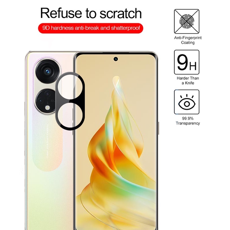 Kính Cường Lực 3D Cong Bảo Vệ Ống Kính Máy Ảnh Cho Oppo Reno 8T 5G Reno 8T 8 Pro Plus 8Pro + 8Z Reno8 Reno8T 4G 5G