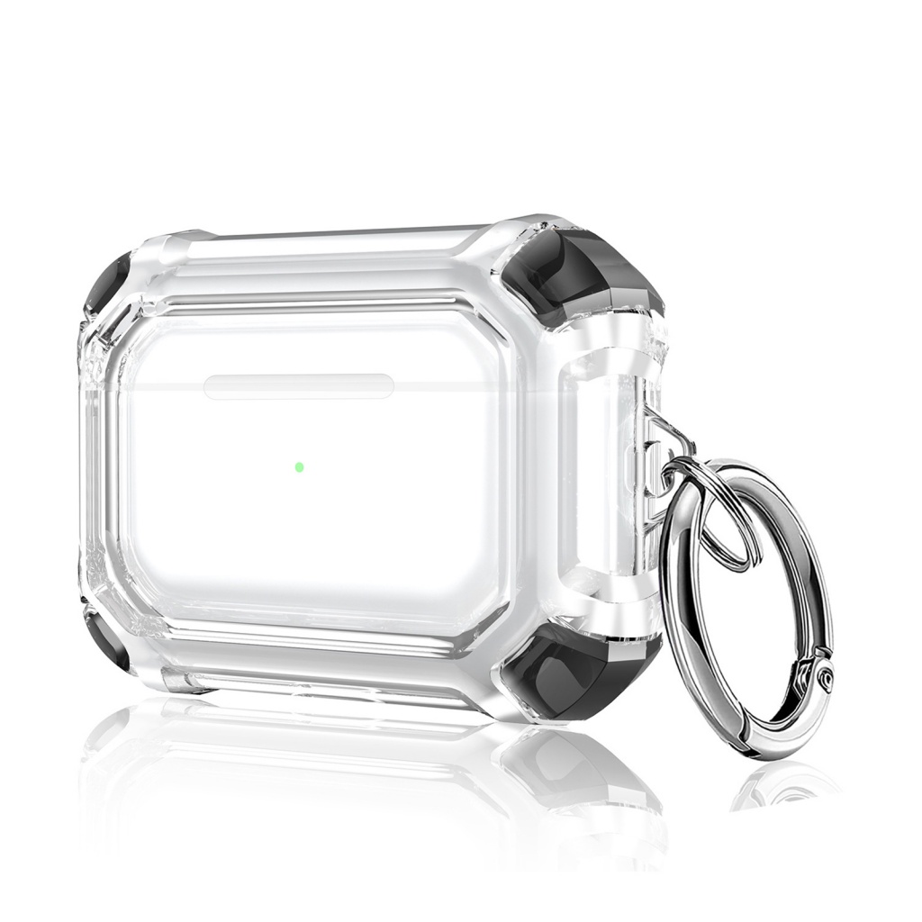 Vỏ bảo vệ hộp sạc tai nghe LENOVO trong suốt họa tiết hoa hướng dương chống rơi dễ tháo rời thích hợp cho AirPods Pro 3