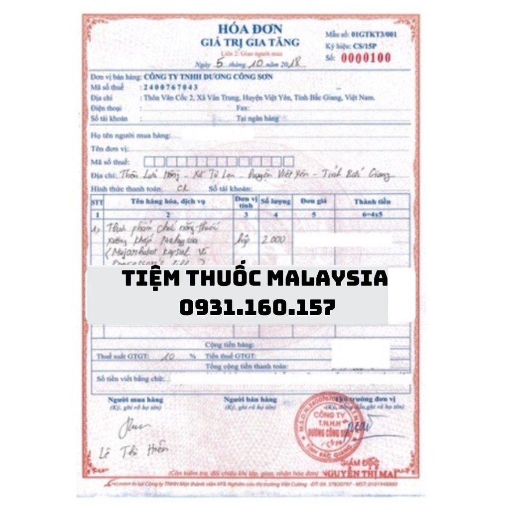 Mujarhabat Kapsu Hộp 20 ống