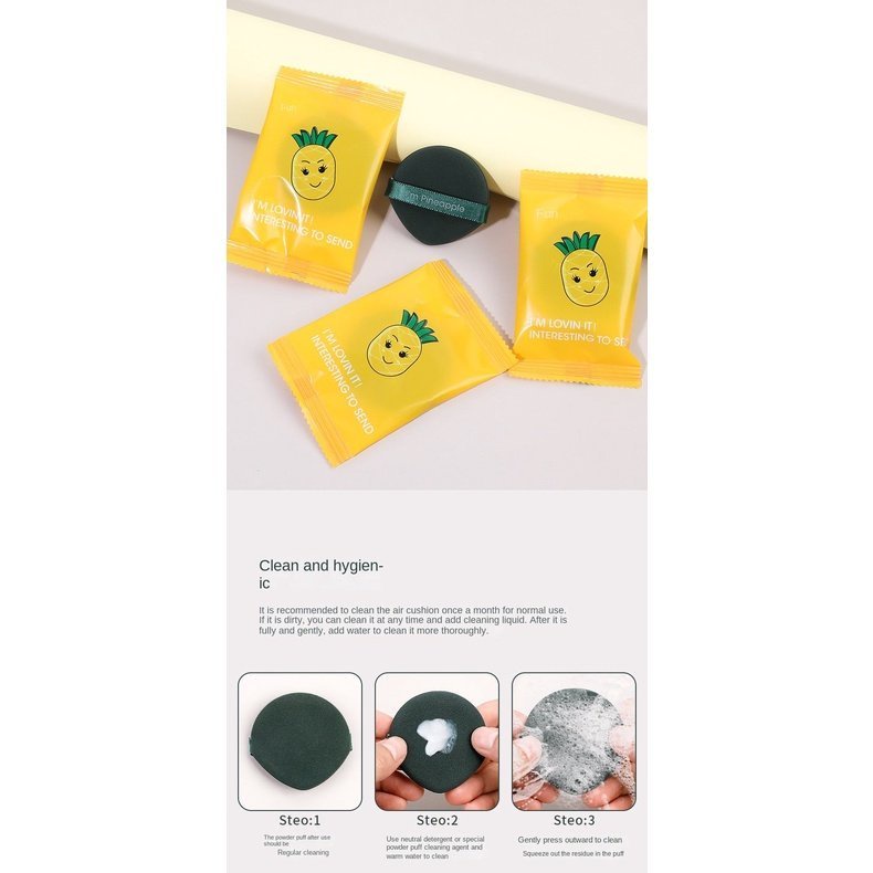 Mút Tán Kem Nền Trang Điểm Hình Tròn Mềm Mịn