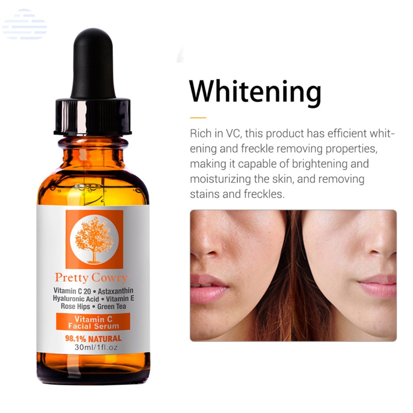 Serum vitamin C nguyên chất 100% hyaluronic acid chống lão hóa và nếp nhăn làm săn chắc da mặt
