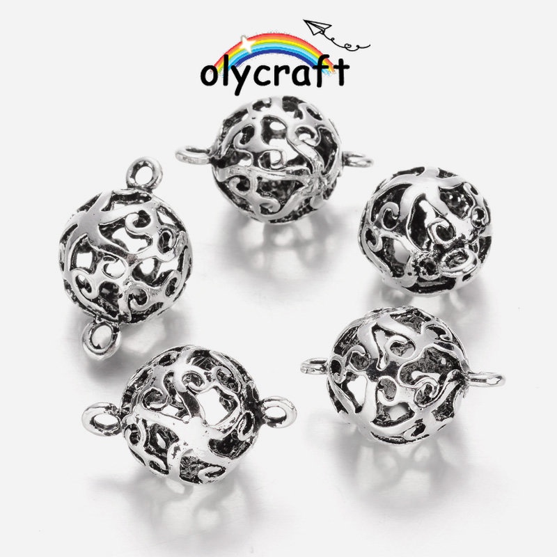 5 Đầu Nối Hợp Kim Bạc 31x20mm: 3mm