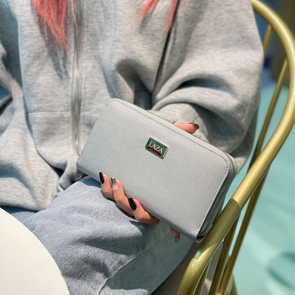 Ví nữ dài cầm tay Fundy Wallet 561 - chất liệu canvas trượt nước cao cấp - Thương hiệu LAZA