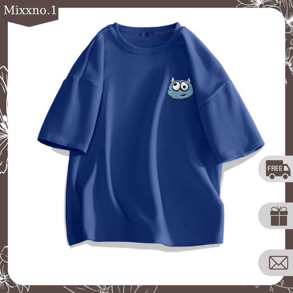 Áo Thun Nam Nữ Unisex Mùa Hè Tay Lỡ Cổ Tròn Họa Tiết WANTED Thời Trang Mixxno.1 TOP NAM 261V1