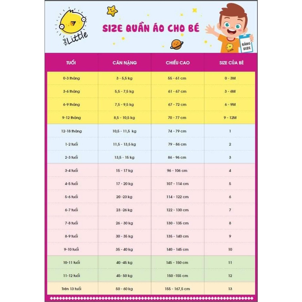 Áo khoác phao MLB trai & gái 30-65kg