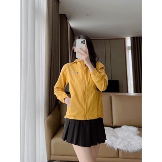 Áo khoác gió nữ 2 lớp lót lưới cao cấp Shady khoác nhẹ chống thấm nước, cản gió chống bụi