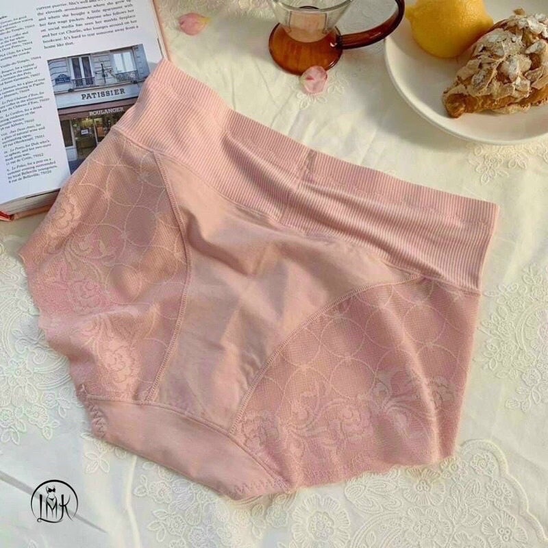 Quần lót cao cấp Chip cottong gel phối ren xịn xinh