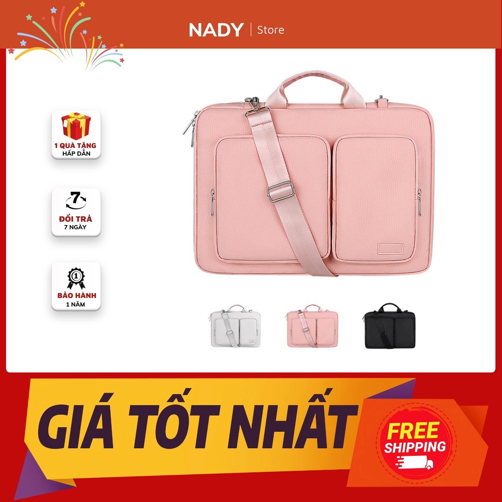 Balo đựng máyy tính và laptopp có nỉ nhung bông bên trong chống xước dùng cho 13-15.6inch