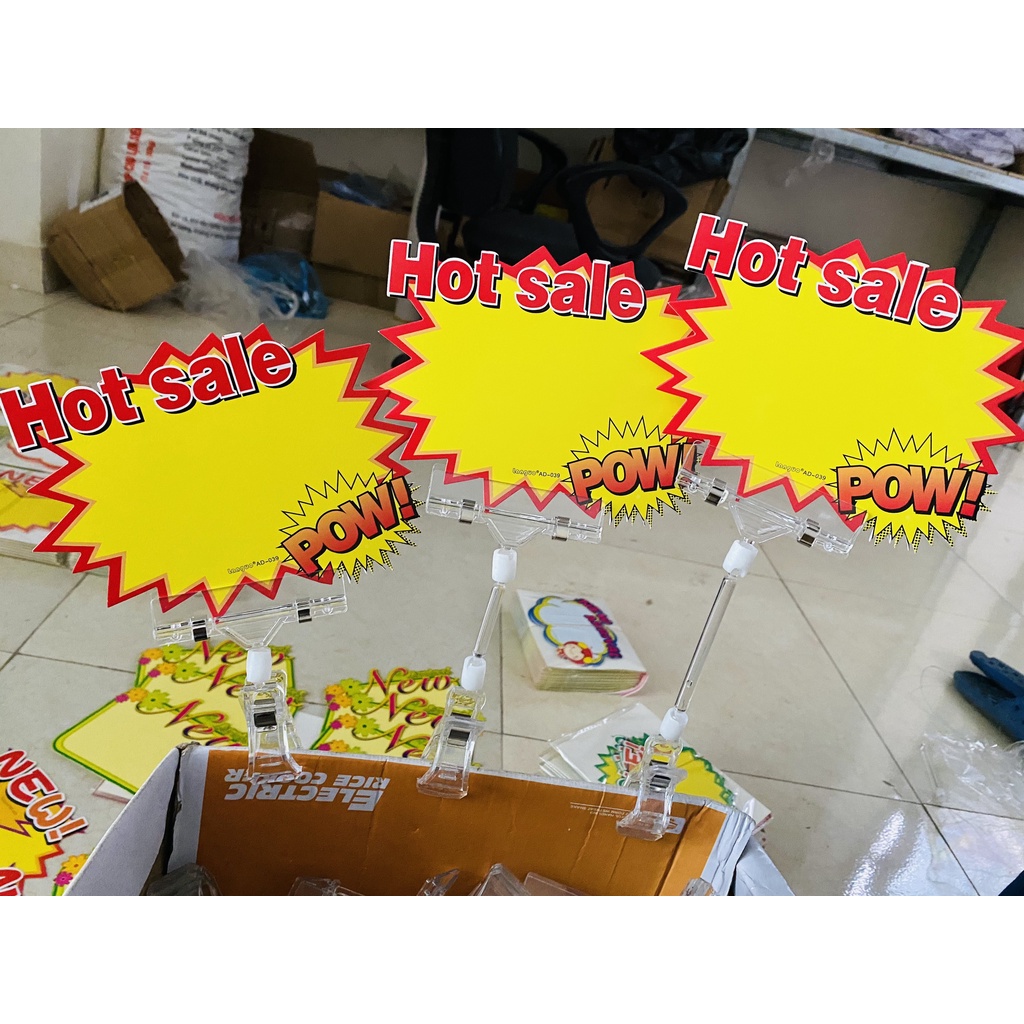 Giấy sale,HOT SALE...POW túi giấy sale 10 tờ size M