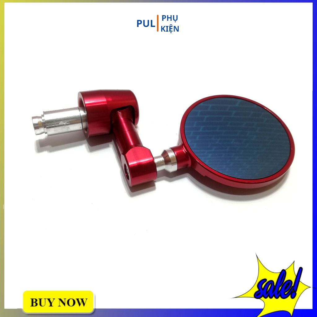 Gương xe máy Rizoma gù tròn nhôm cao cấp cho Wave AB SH SH Mode Airblade...