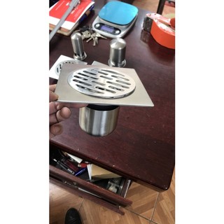 Thoát sàn ngăn mùi cực sâu Inox 304 lắp ống D60, D75, D90, D110&114 D125, D140