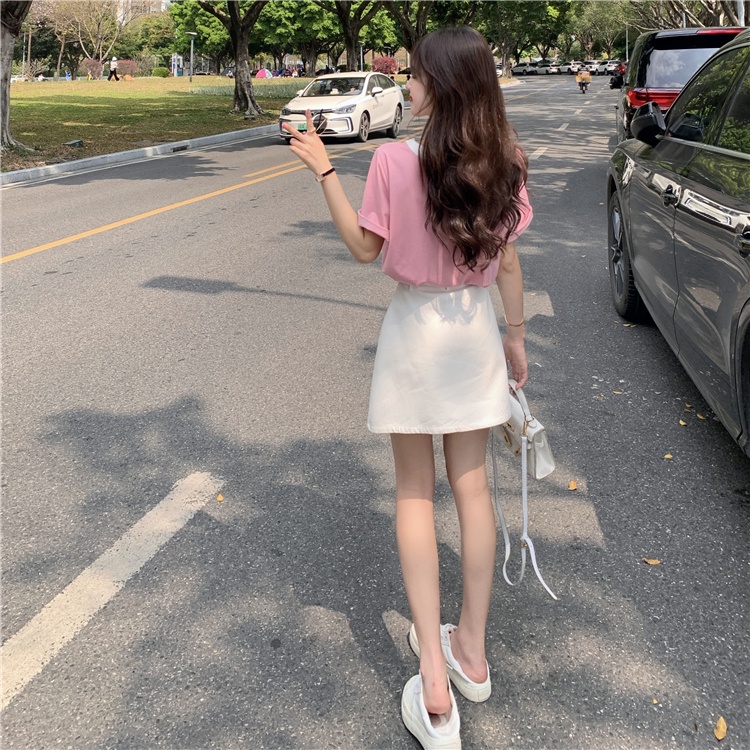 IELGYÁo Thun Tay Ngắn In Hình Dễ Thương Thời Trang Dành Cho Nữ