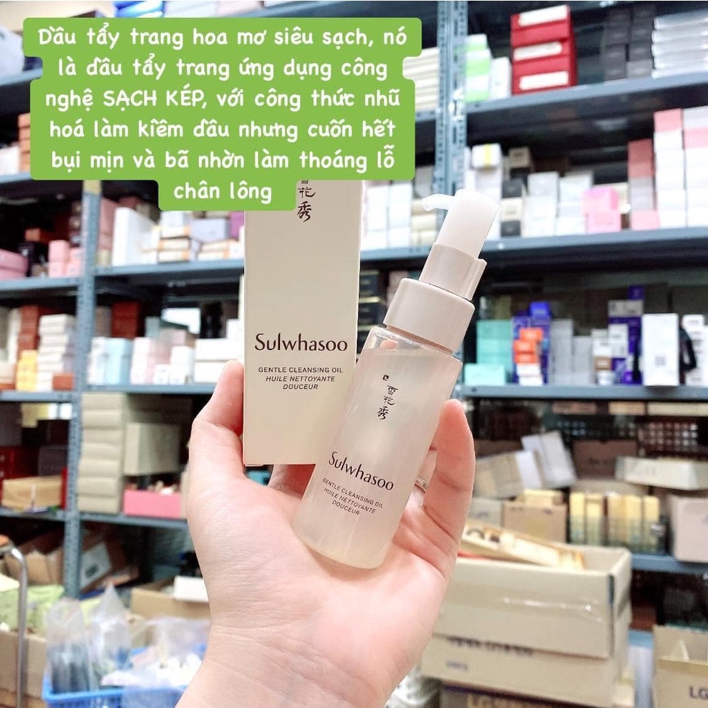 SỮA RỬA MẶT, DẦU TẨY TRANG SULWHASOO GENTLE CLEANSING  50ML