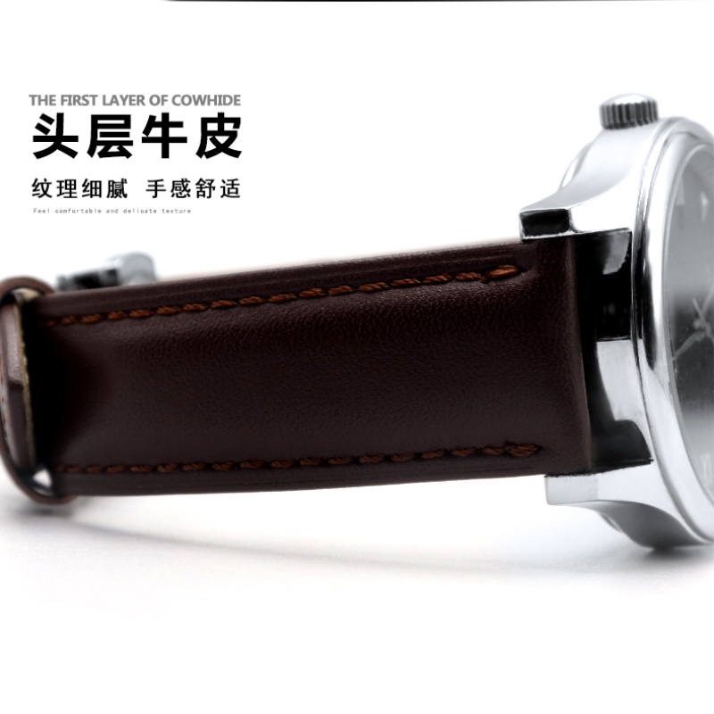 Dây Đeo Đồng Hồ Bằng Da Thật Cao Cấp Cho Tissot CK Langqin DW Tianwang Yibo