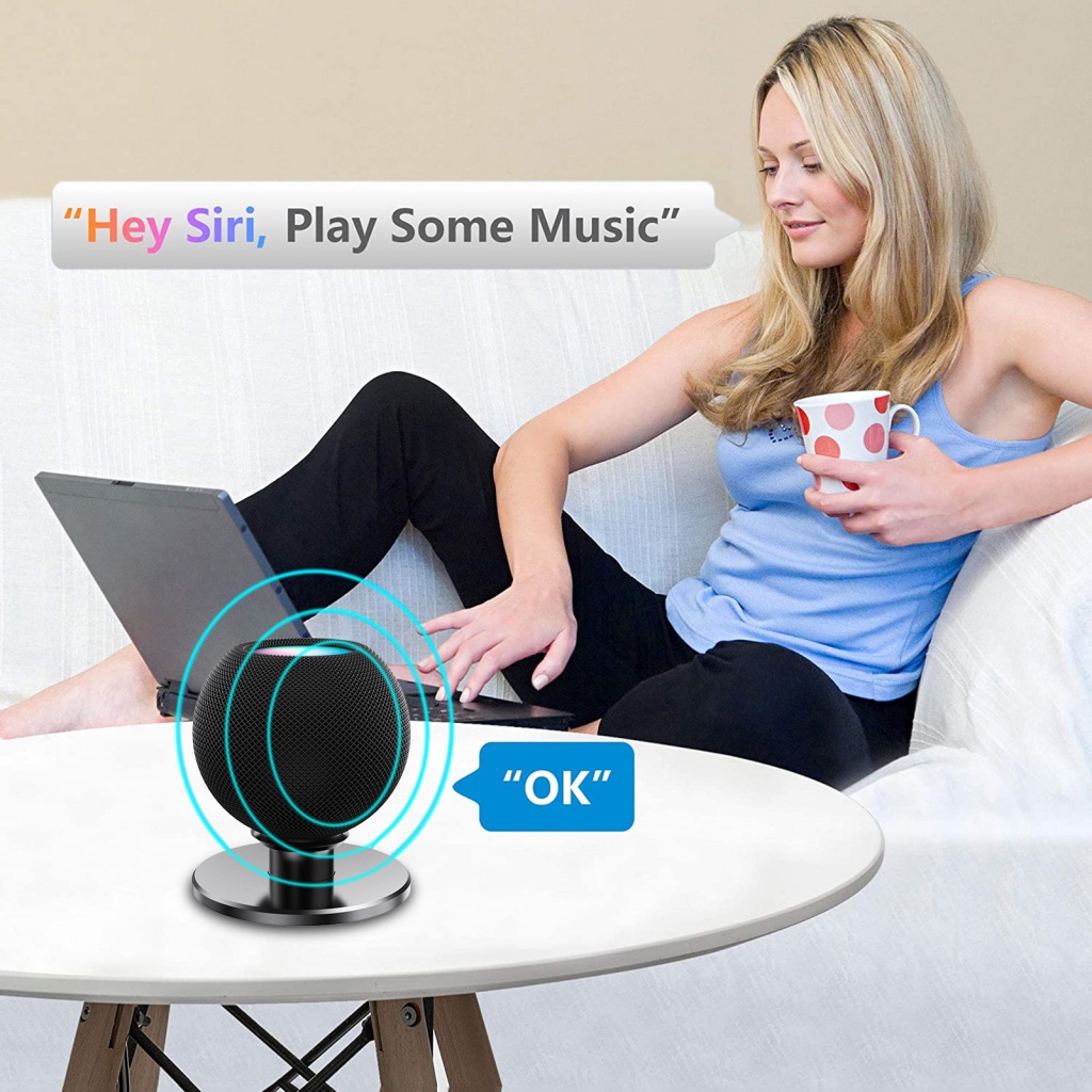 Giá đỡ loa LENOVO hợp kim nhôm xoay 360 độ thích hợp cho HomePod Mini