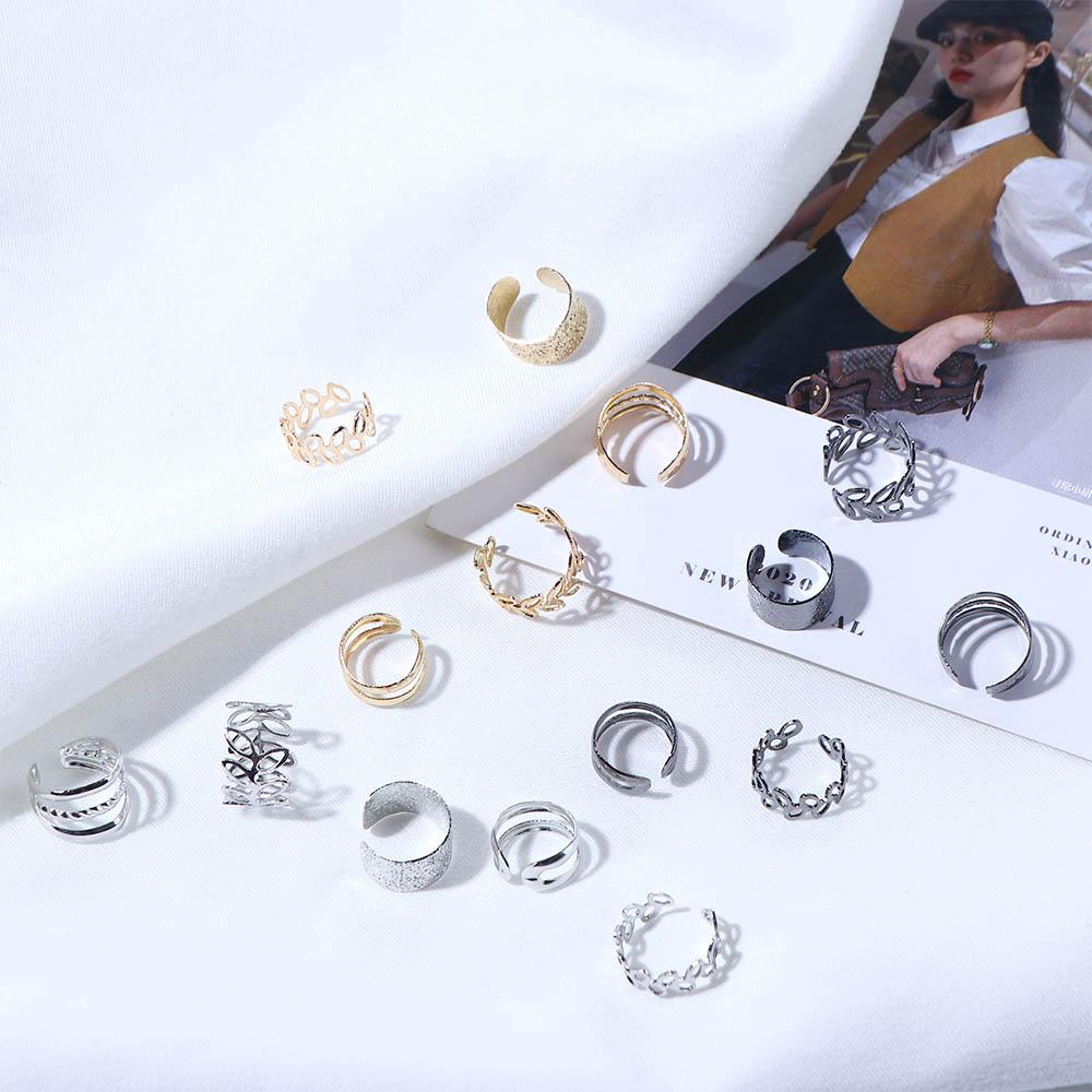 Bộ Khuyên Tai Dạng Kẹp Không Cần Xỏ Khuyên Phong Cách Hàn Quốc Dành Cho Bạn Nữ