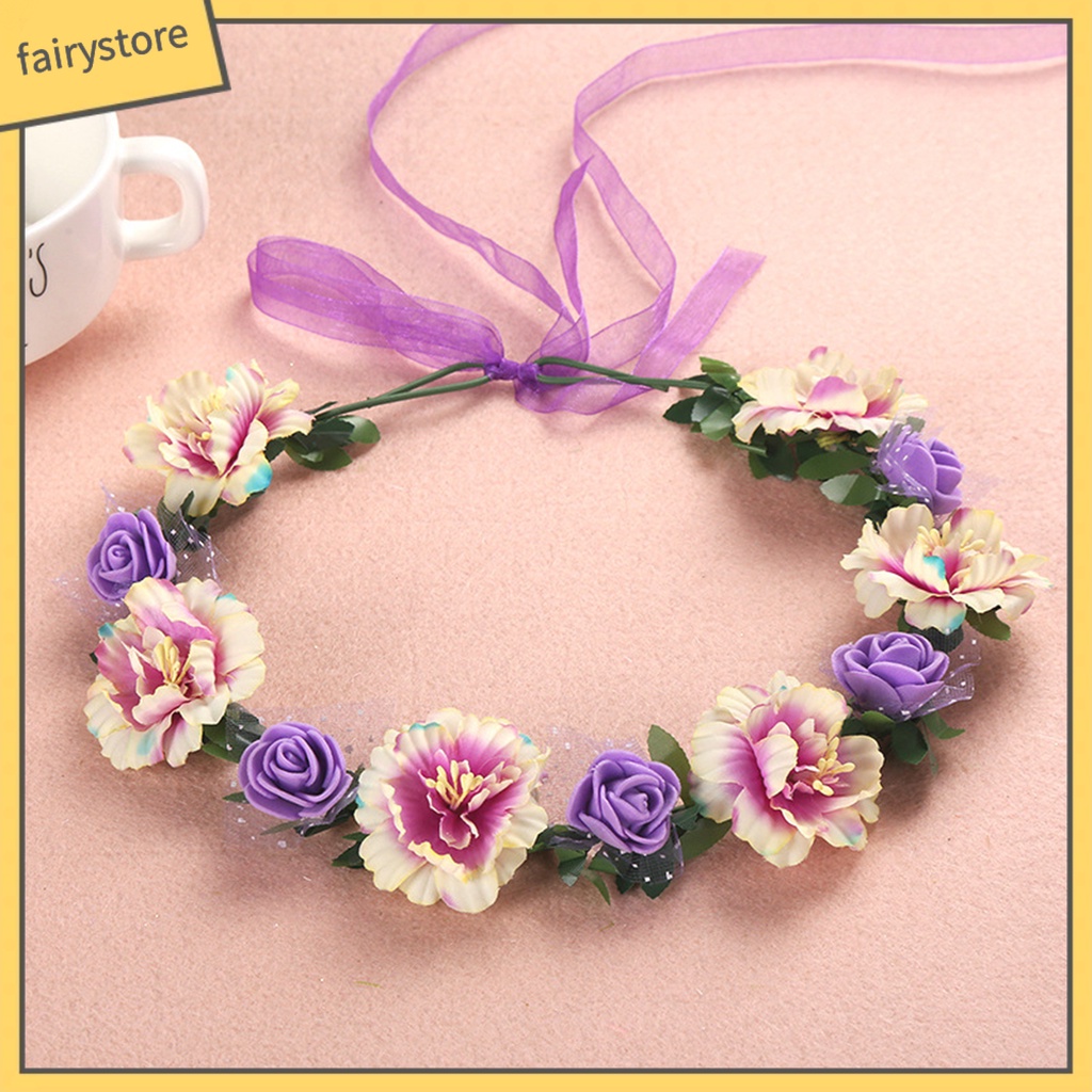 Băng Đô Cài Tóc Đính Hoa / Vương Miện Tùy Chỉnh Thời Trang Cho Nữ [Fairy1] [Fairy1]