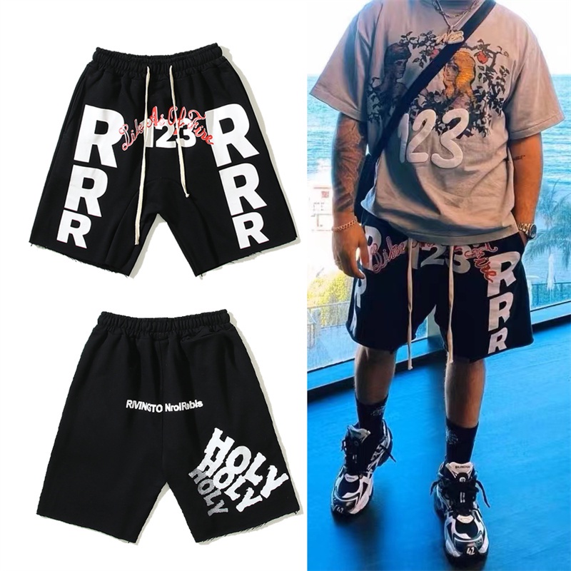 Quần Short RRR123 Dáng Suông Cổ Điển Thời Trang Unisex