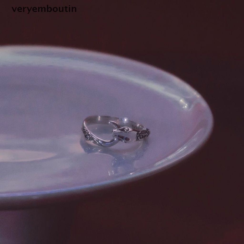 Nhẫn Hình Rắn Màu Sắc Bạc Có Thể Điều Chỉnh Phong Cách Gothic Cổ Điển Cho Nam Và Nữ