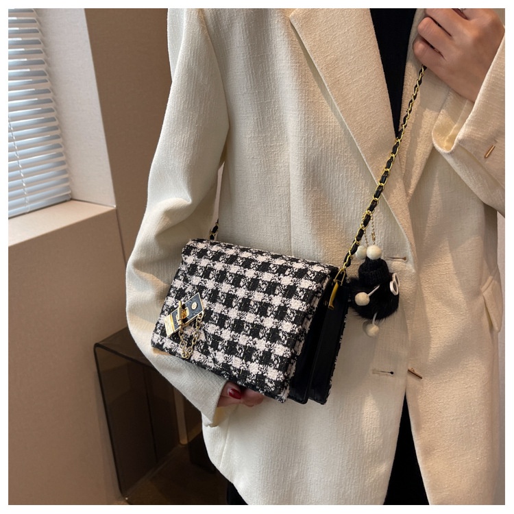 Túi Đeo JASMIN NOIR Chéo Vai Bằng Len Thời Trang Sành Điệu Cho Nữ