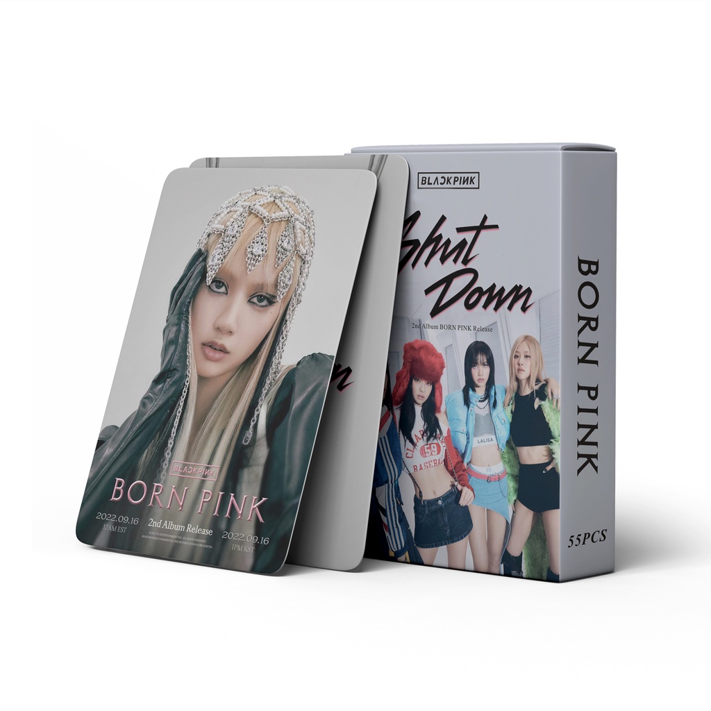 Bộ 55 Thẻ Hình lomo Nhóm Nhạc Black Pink