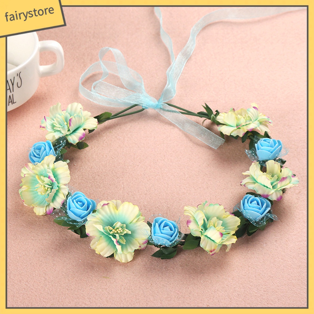 Băng Đô Cài Tóc Đính Hoa / Vương Miện Tùy Chỉnh Thời Trang Cho Nữ [Fairy1] [Fairy1]