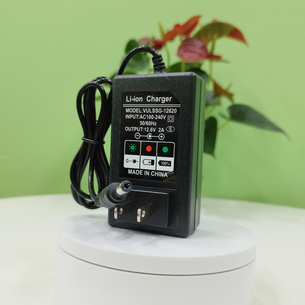 Cục sạc pin Li-ion 12.6V-2A (Công suất thực)