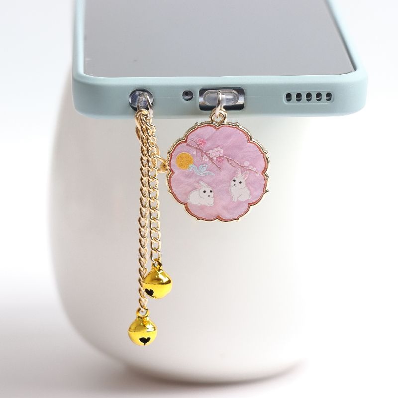 Nút Cắm Chống Bụi Cho Cổng Sạc Điện Thoại Di Động Hình Chú Cá Koi May Mắn