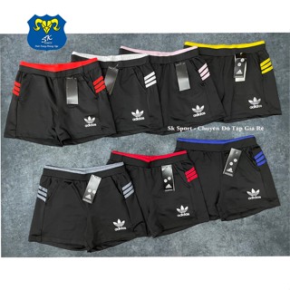 QUẦN ĐÙI NỮ THỂ THAO, QUẦN BÓNG CHUYỀN, CẦU LÔNG, BÓNG BÀN, CHẠY BỘ, THUN LẠNH 3 SỌC AL5548