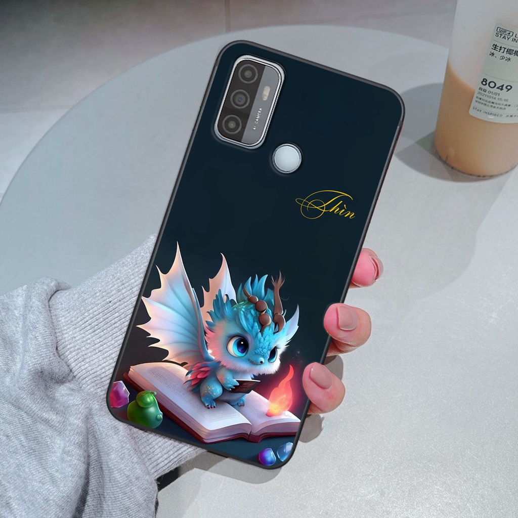 Ốp Oppo A53 in hình silicon dẻo 12 con giáp học sinh  cute - đáng yêu, chống shock chất lượng