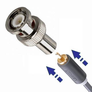 Đầu jack chuyển đổi AV sang BNC (hoặc ngược lại BNC sang AV)