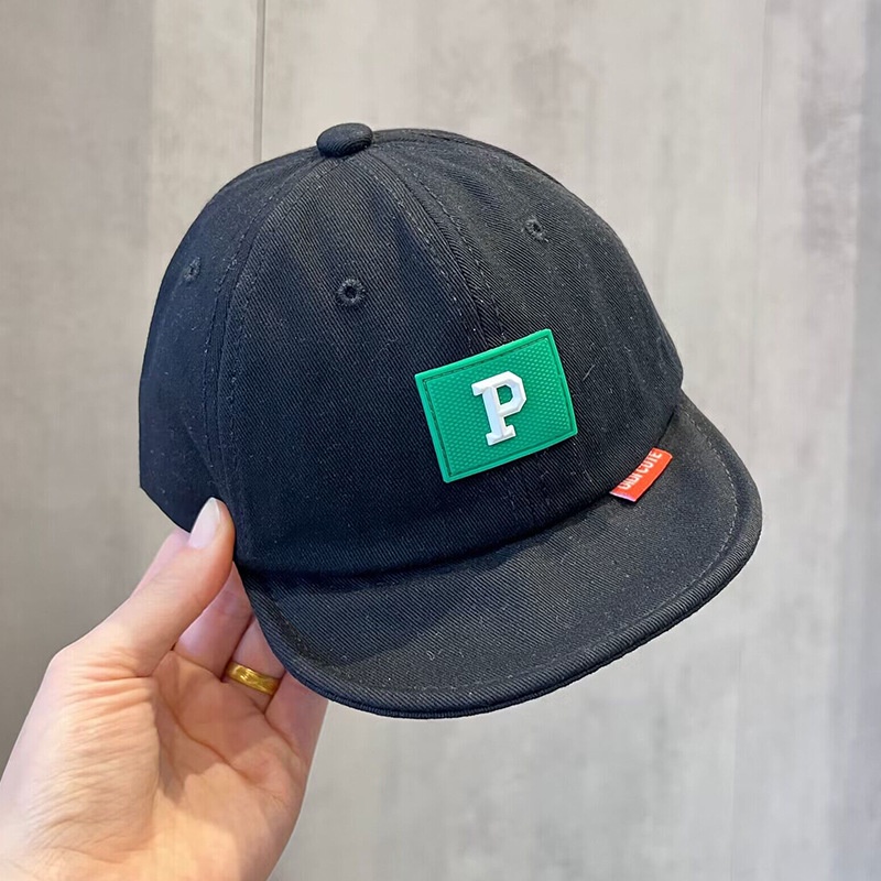 Mũ Da Mềm Mại In Chữ Thời Trang Xuân Hè Cho Bé Trai